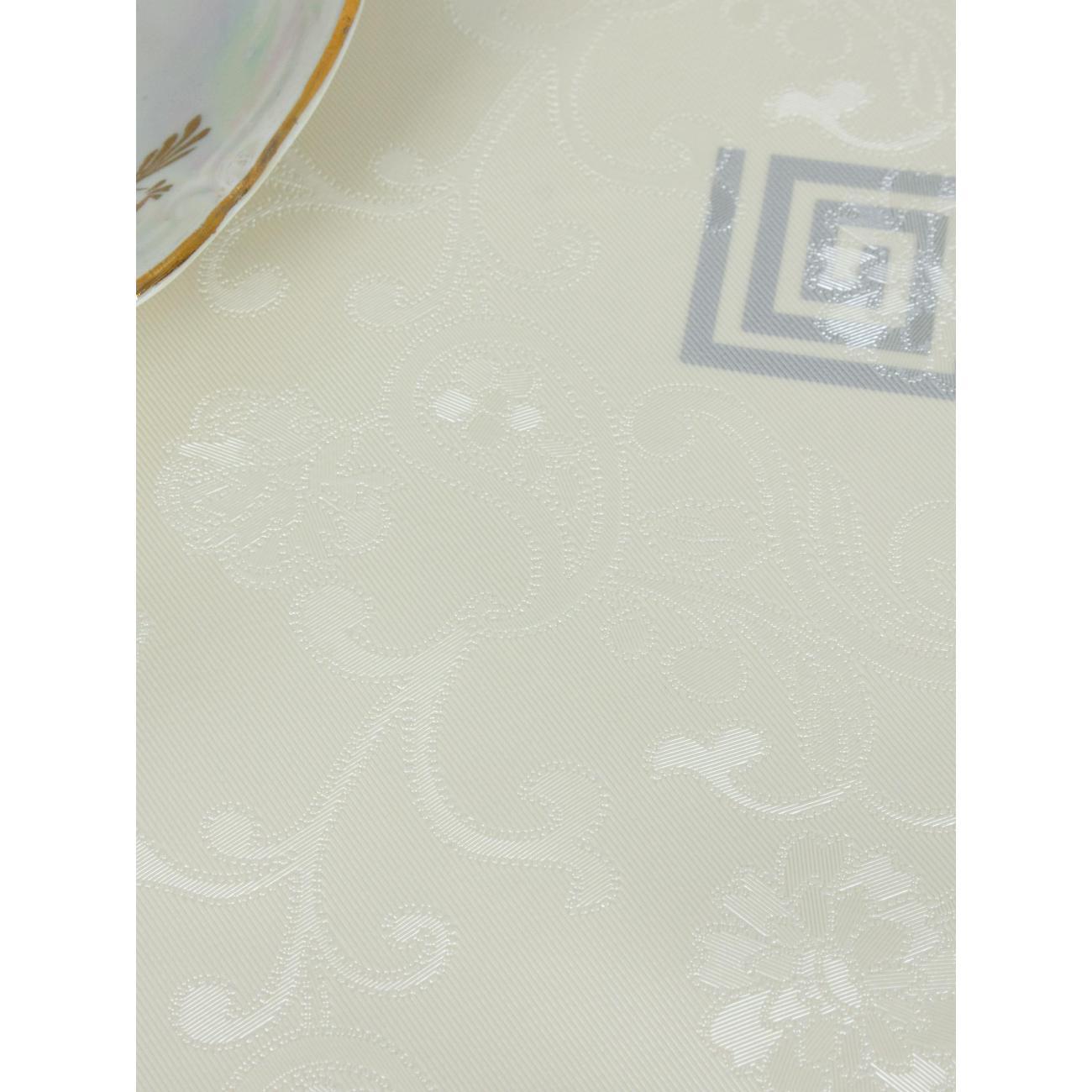 Скатерть Dasch "La Perla" ПВХ, р-р 140х180 см, серебро