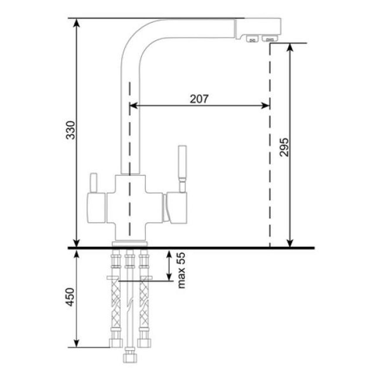 Смеситель Ulgran U-016-307