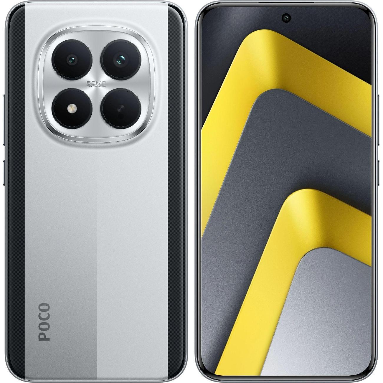 Смартфон Xiaomi POCO M8 Pro 5G 8/256GB серебристый фото
