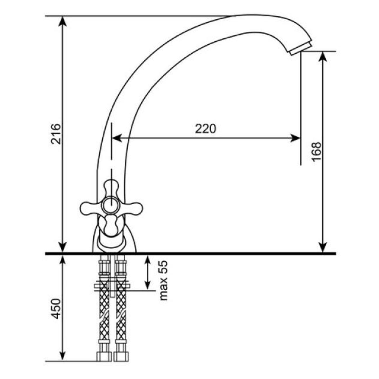 Смеситель Ulgran U-013-341