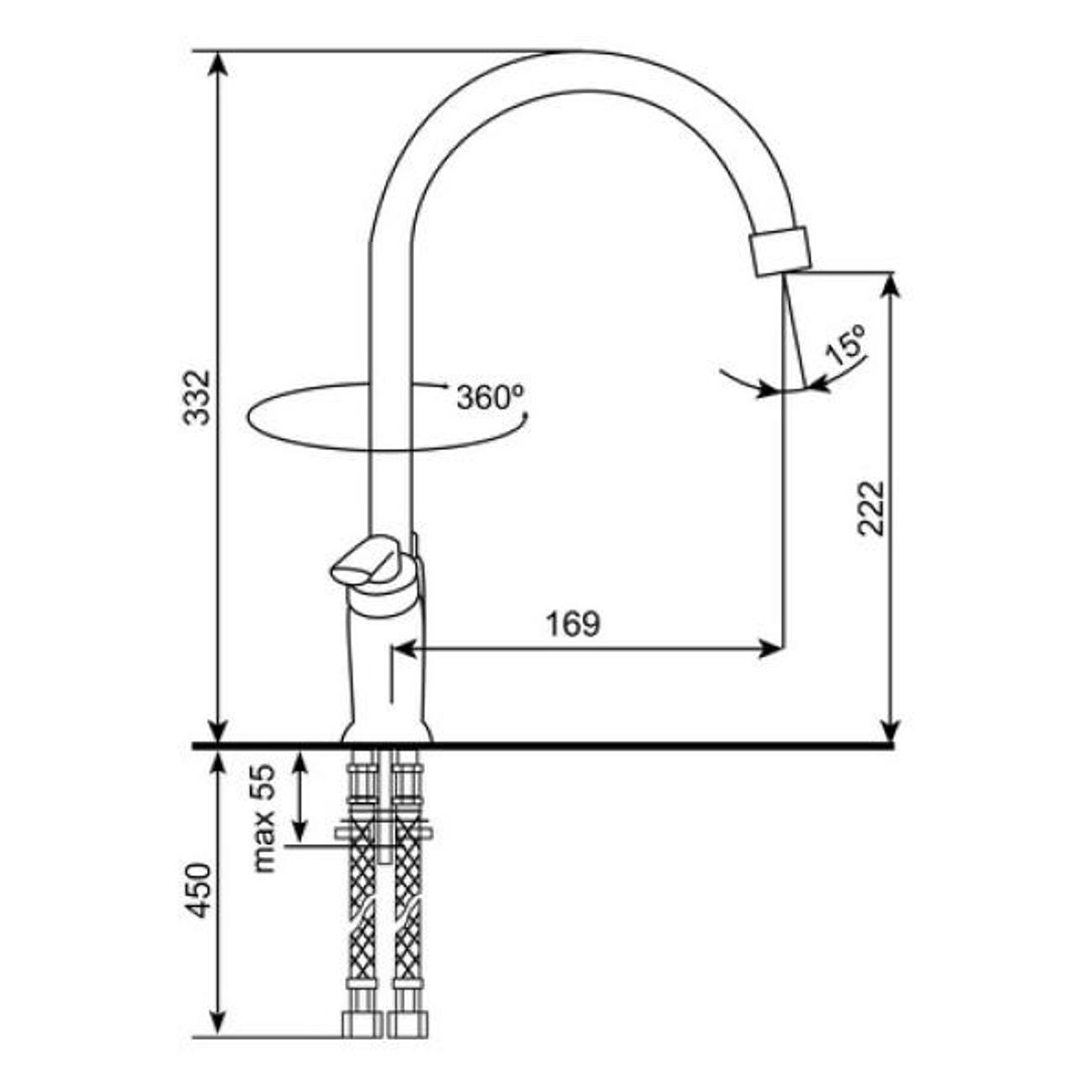 Смеситель Ulgran U-011-342