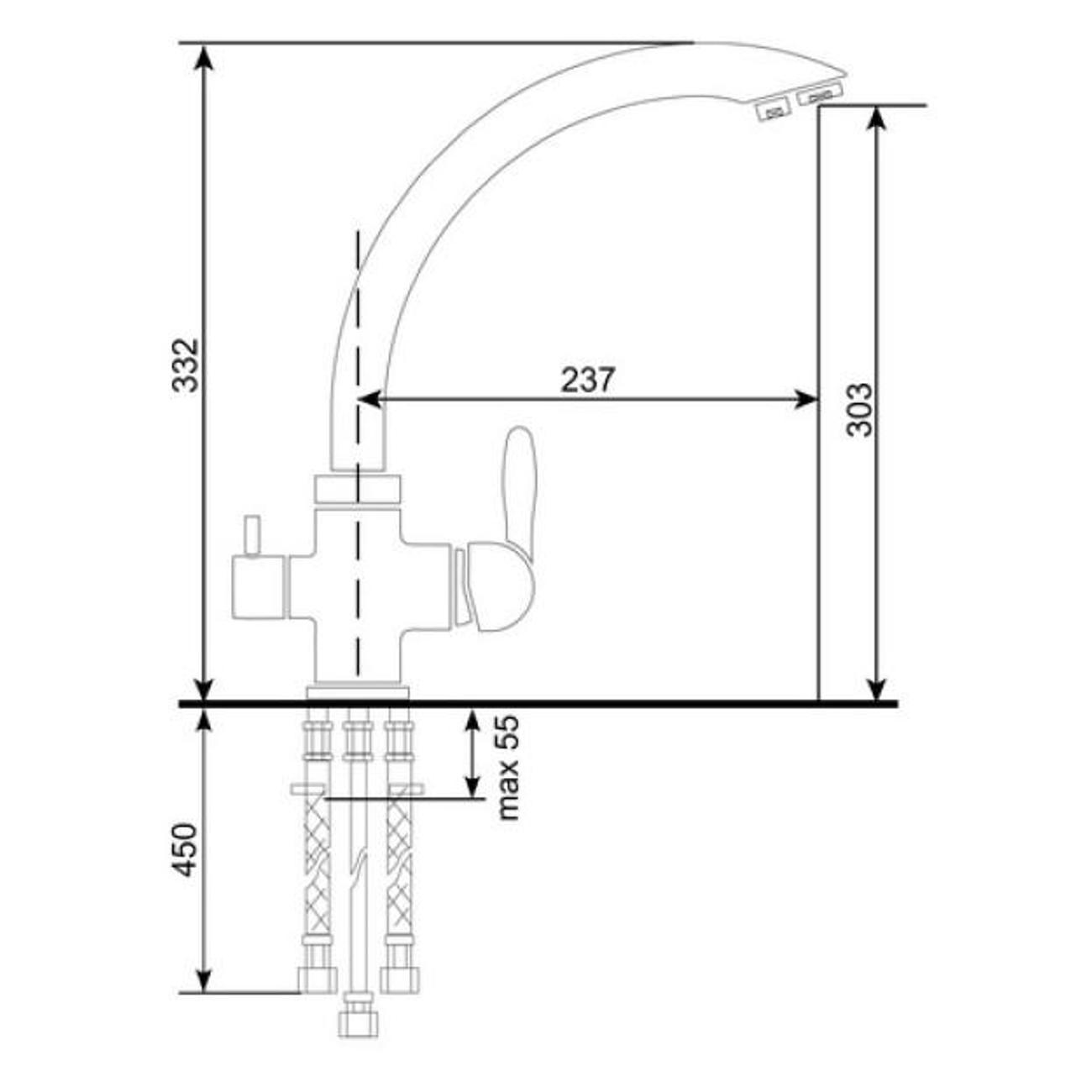 Смеситель Ulgran U-017-328
