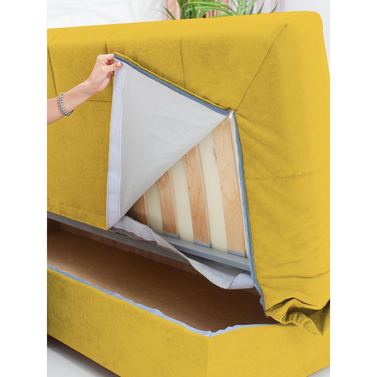 Диван CityHD Осло горчичный