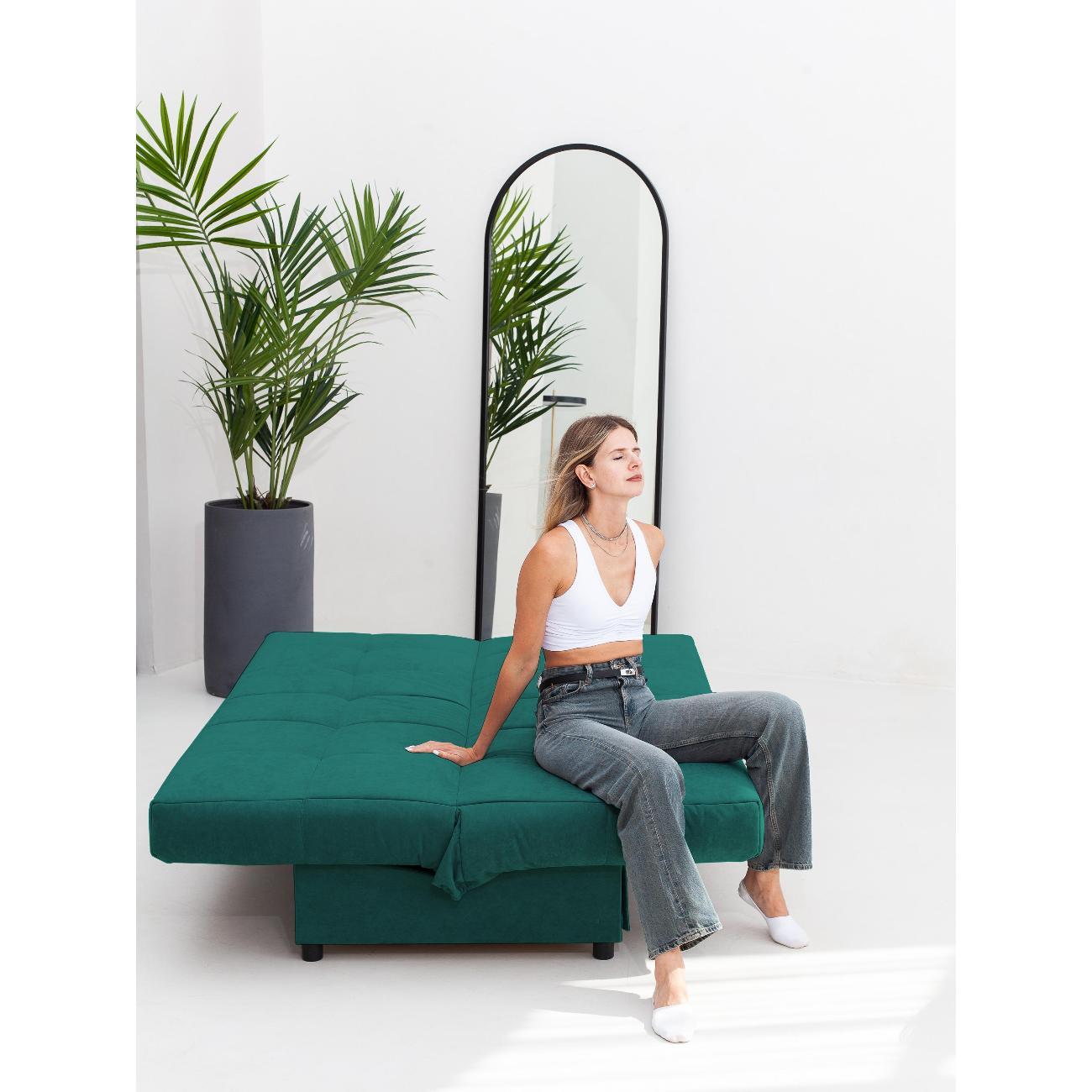 Диван CityHD Осло зеленый