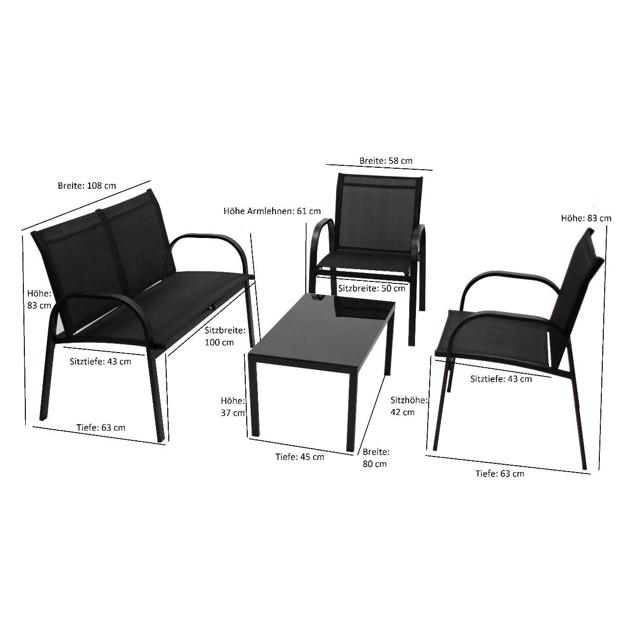 Комплект садовой мебели DEGAMO Арона