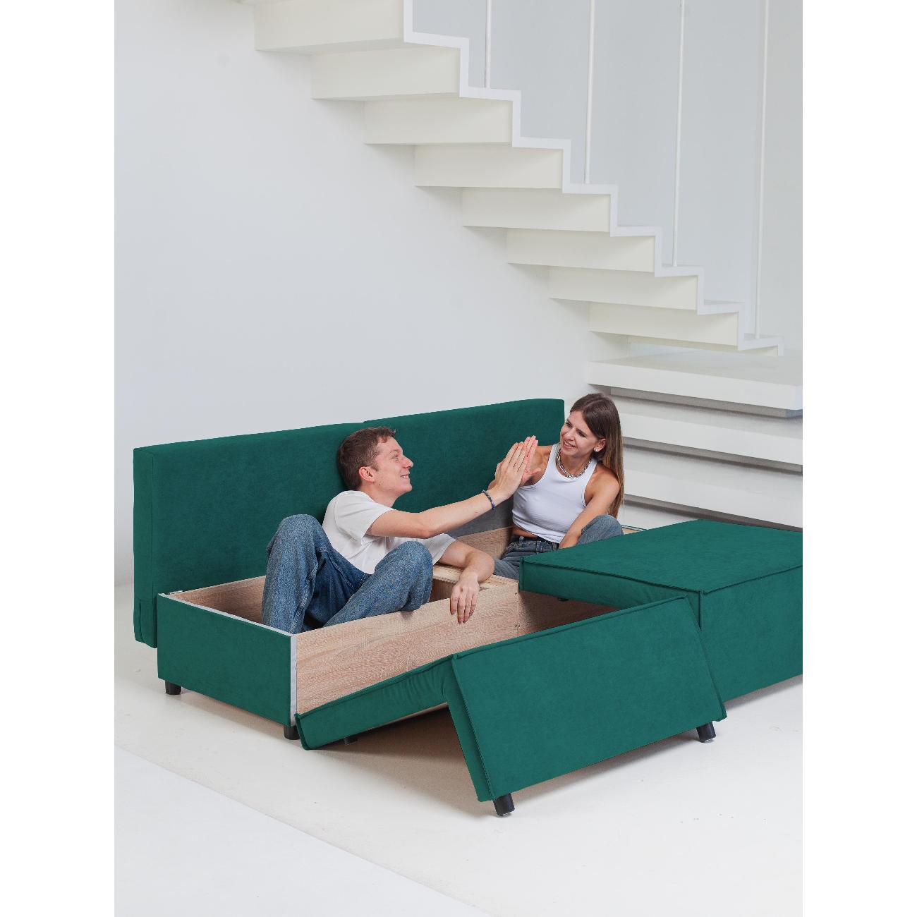 Диван CityHD Цюрих зеленый