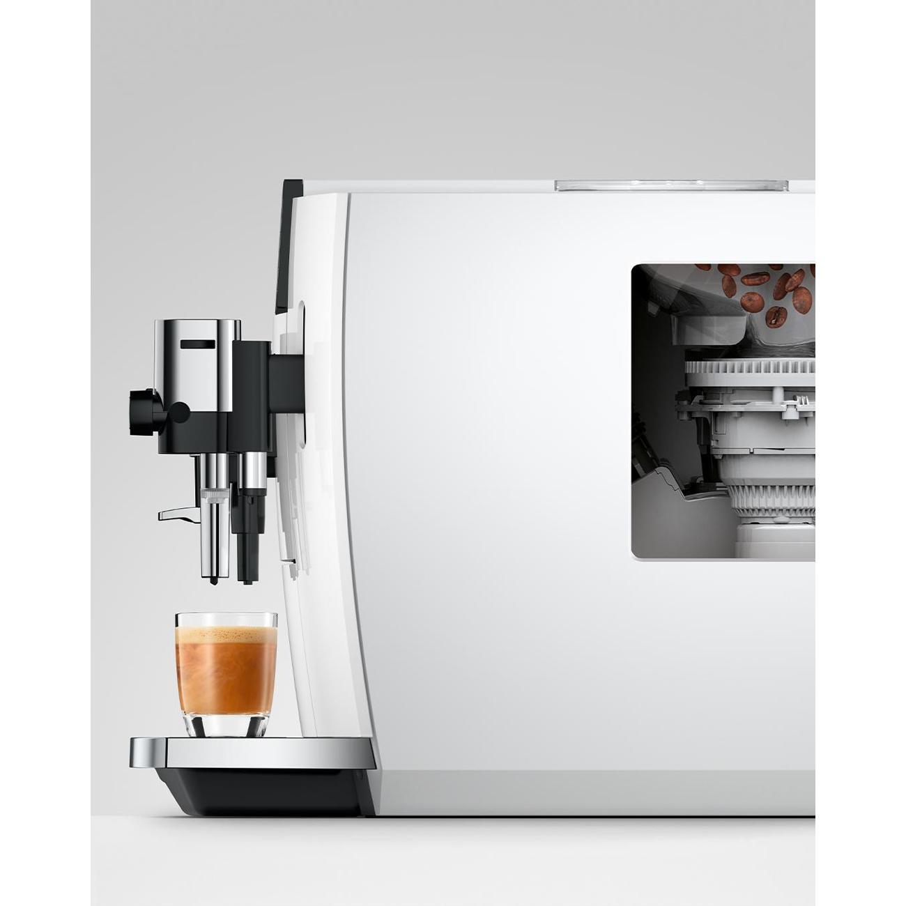 Кофемашина Jura E8 Piano White (ED)