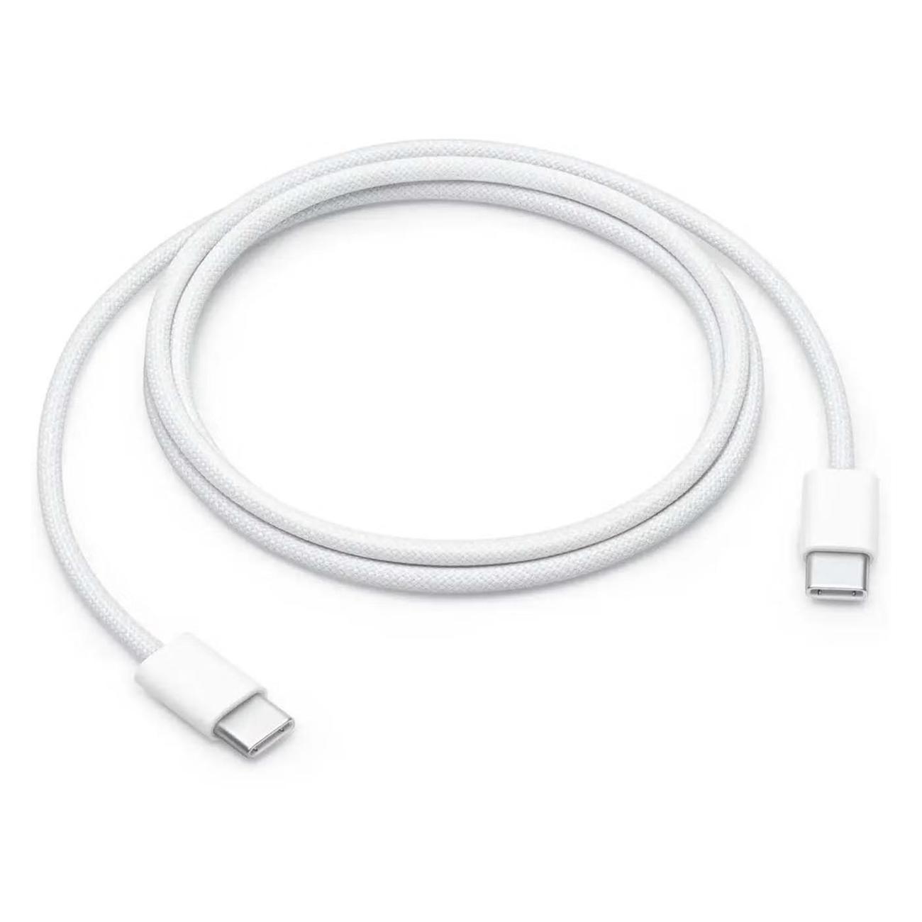 Кабель Apple USB-C Charge Cable, 60Вт, 1 м, белый (MW493)