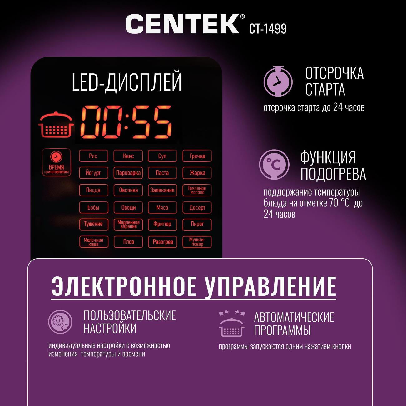Мультиварка Centek CT-1499
