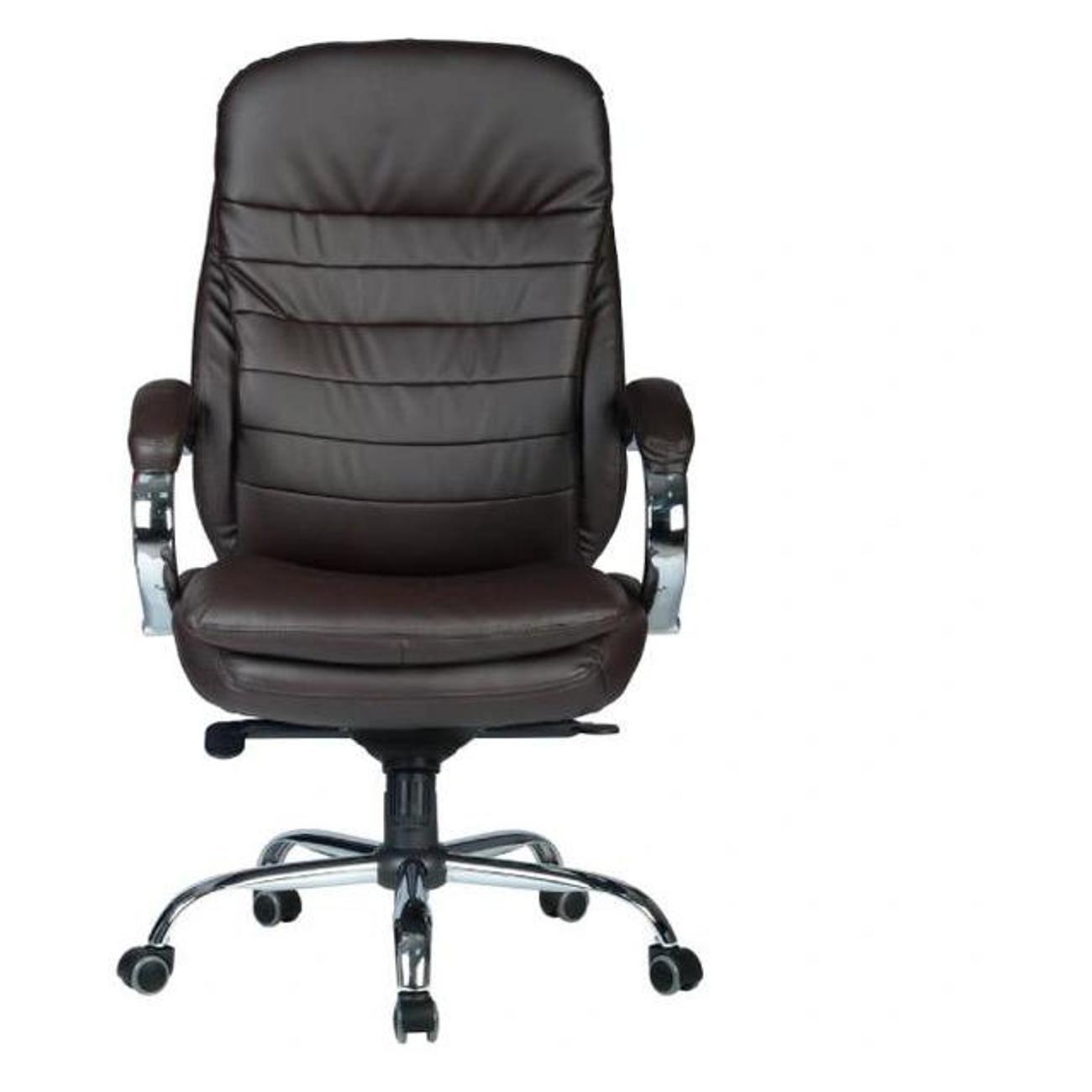 Кресло руководителя KingStyle SHL-5-2 Katana PU Chrome (экокожа, коричневый)