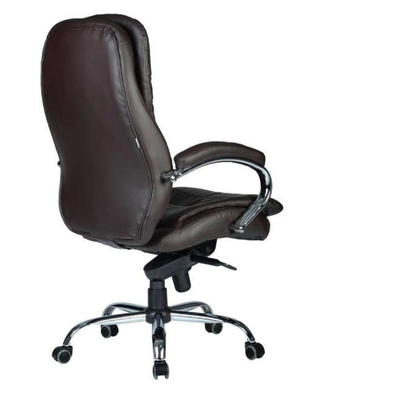 Кресло руководителя KingStyle SHL-5-2 Katana PU Chrome (экокожа, коричневый)