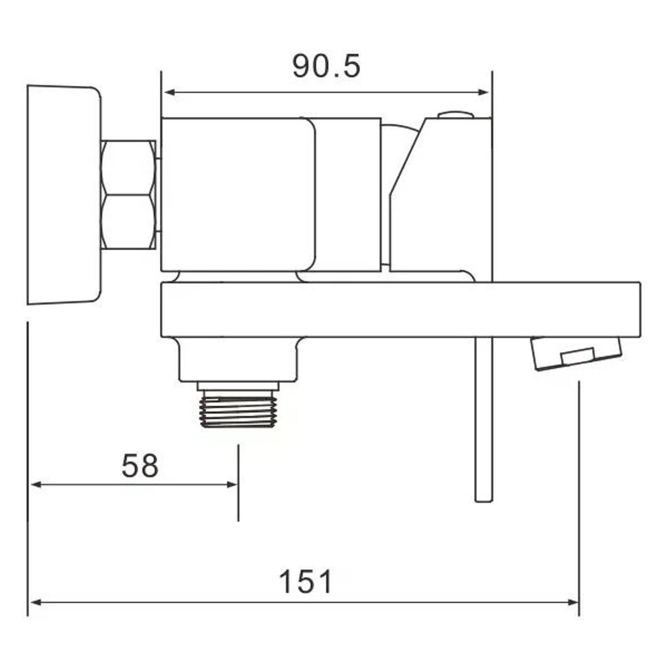 Смеситель Rose R2802H