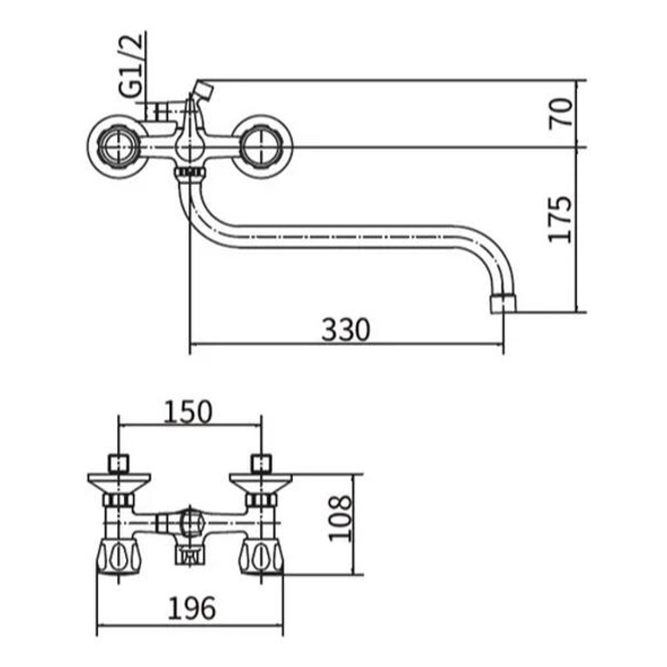 Смеситель Plstart PL2218-8