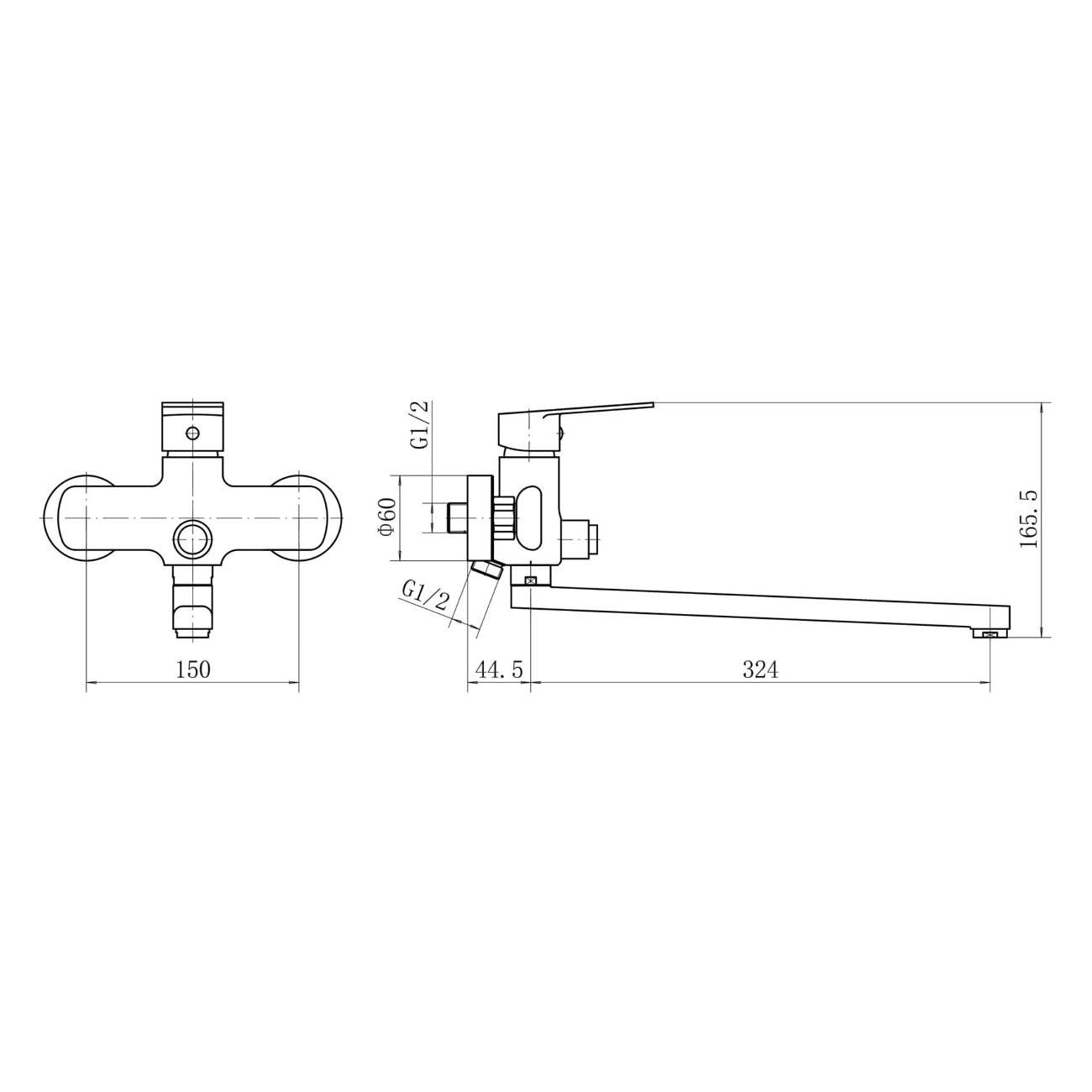 Смеситель Plstart PD22022