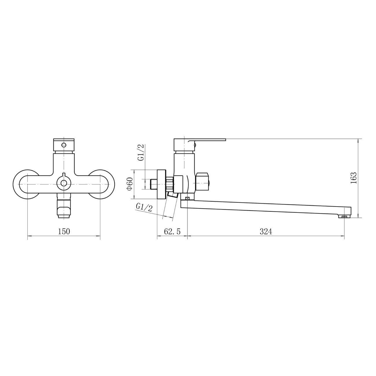 Смеситель Plstart PD22072