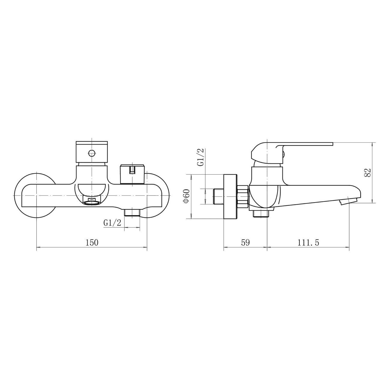 Смеситель Plstart PD32082