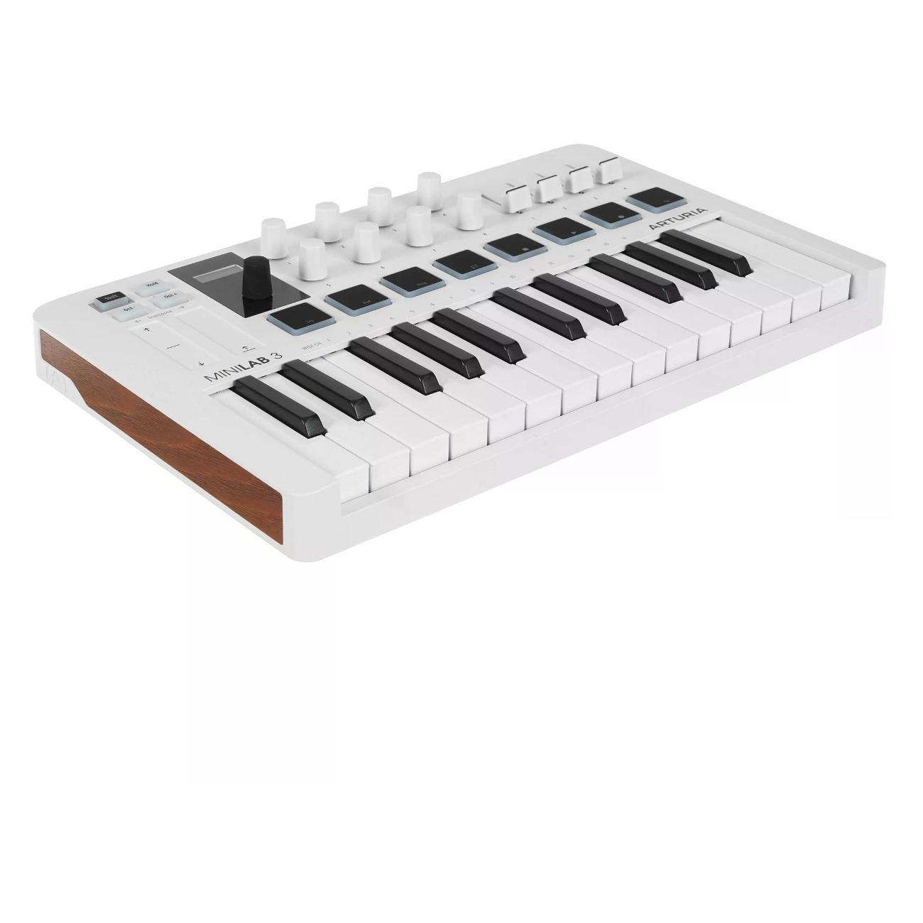 MIDI клавиатура Arturia MiniLab 3 белый