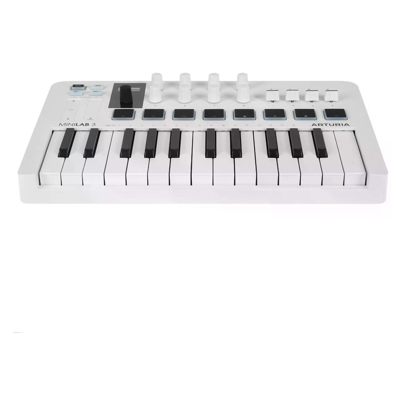 MIDI клавиатура Arturia MiniLab 3 белый