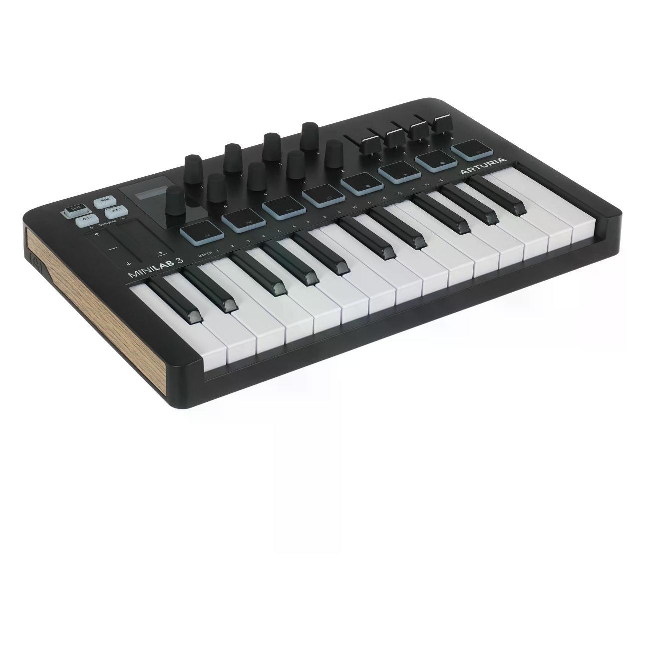 MIDI клавиатура Arturia MiniLab 3 черный