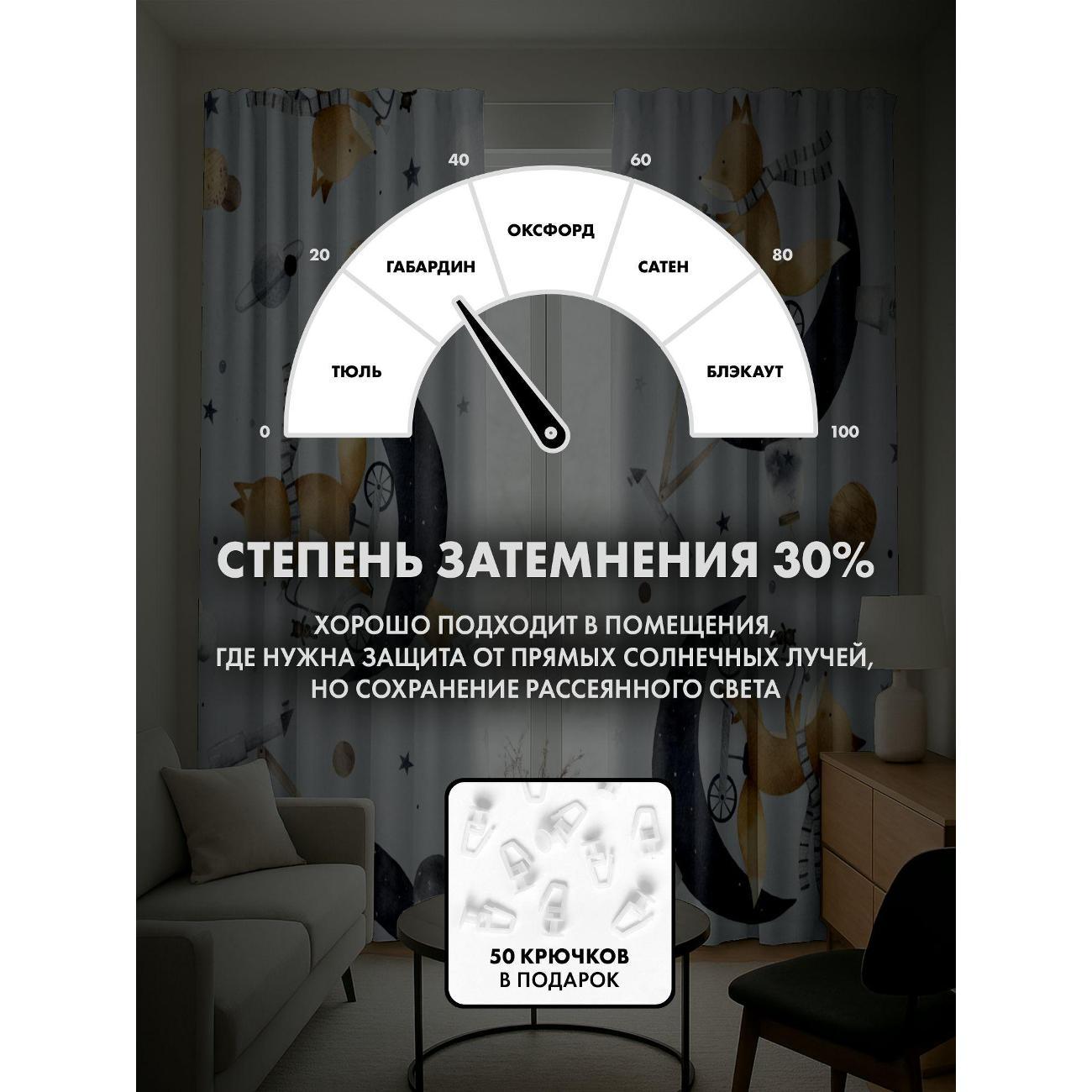 Фотошторы 365home Лисы на велосипедах катаются по (290FP_240_FP4099