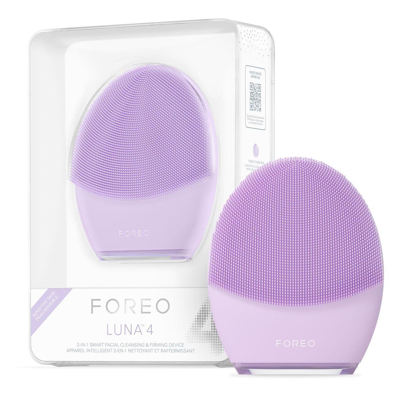 Ультразвуковая щетка для очищения кожи лица Foreo LUNA 4 Violet