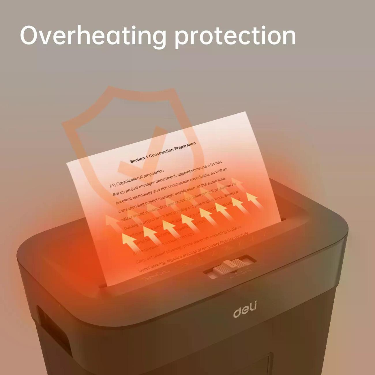 Шредер DELI ET023