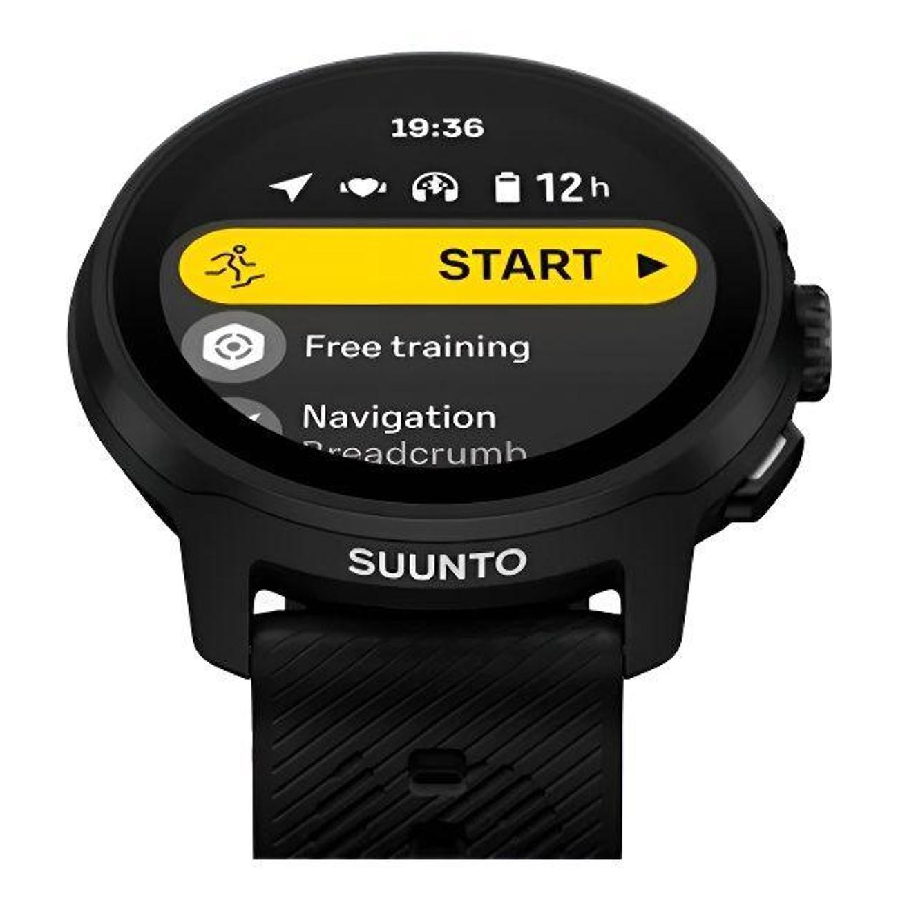 Спортивные часы Suunto Run, черные, силиконовый ремешок