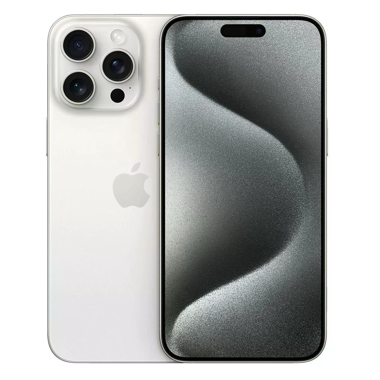 Смартфон Apple iPhone 15 Pro Max 256 GB eSIM белый титан(без RuStore)