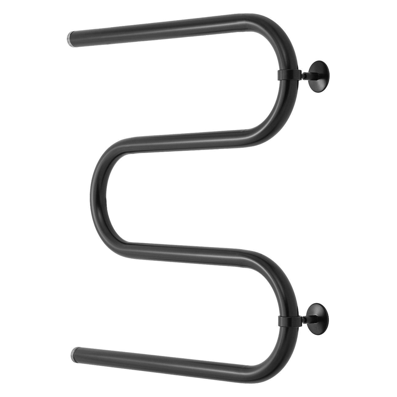 Полотенцесушитель ENERGY Group Solo 500*500 черный матовый