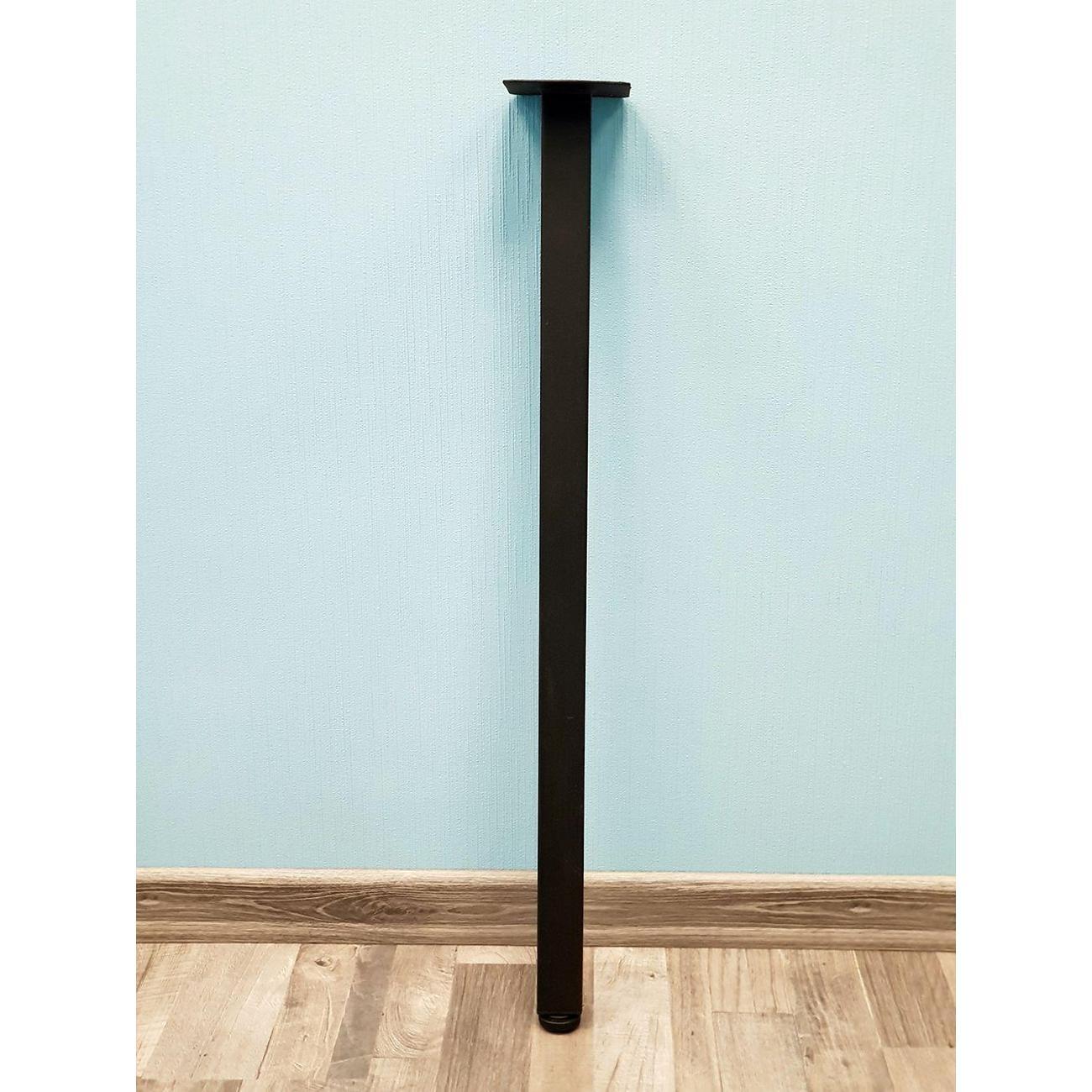 Ножка Parallax для стола одиночная 1125 40х20 черная регулируемая