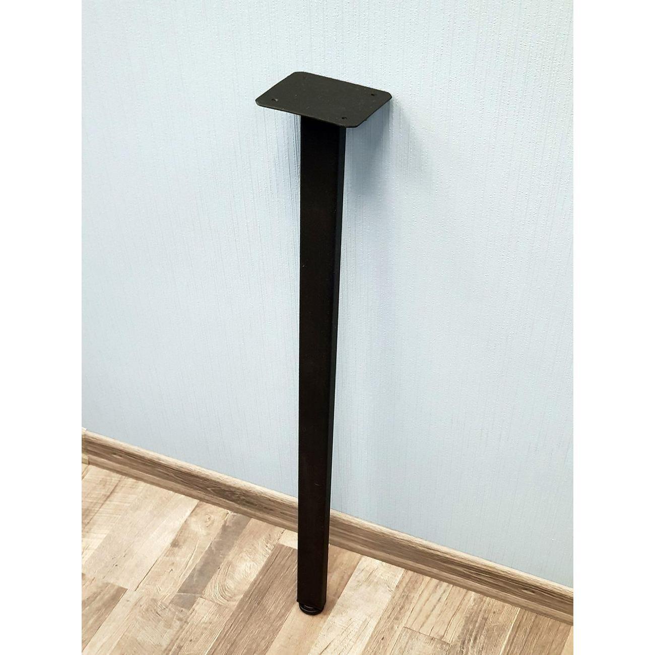 Ножка Parallax для стола одиночная 1150 50х25 черная регулируемая