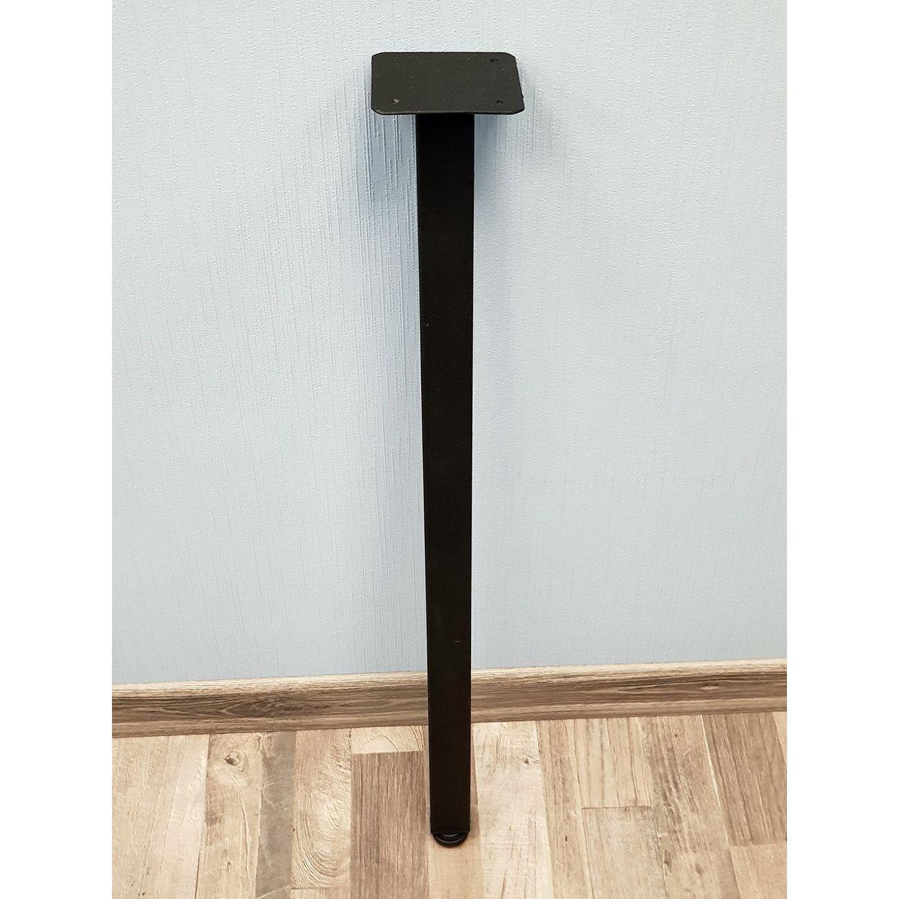 Ножка Parallax для стола одиночная 1175 50х25 черная регулируемая