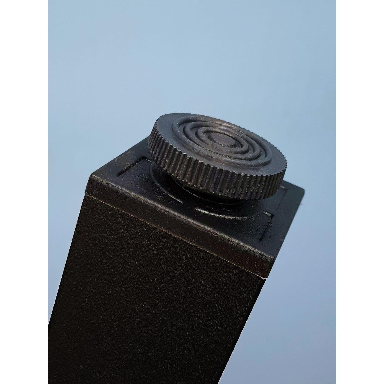 Ножка Parallax для стола одиночная 820 40х20 черная регулируемая