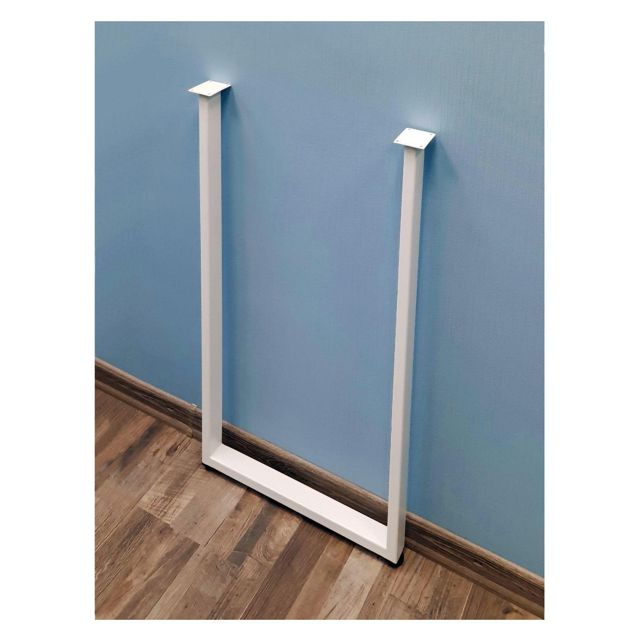 Подстолье Parallax П-образное 1000х550 50х25 белое регулируемое