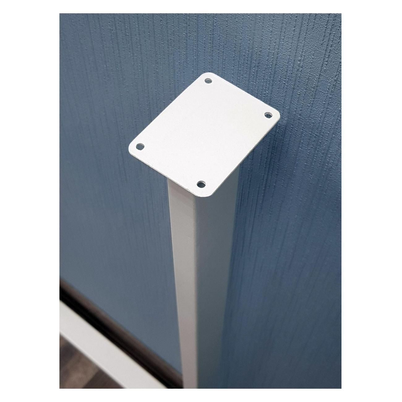 Подстолье Parallax П-образное 1000х550 50х25 белое регулируемое