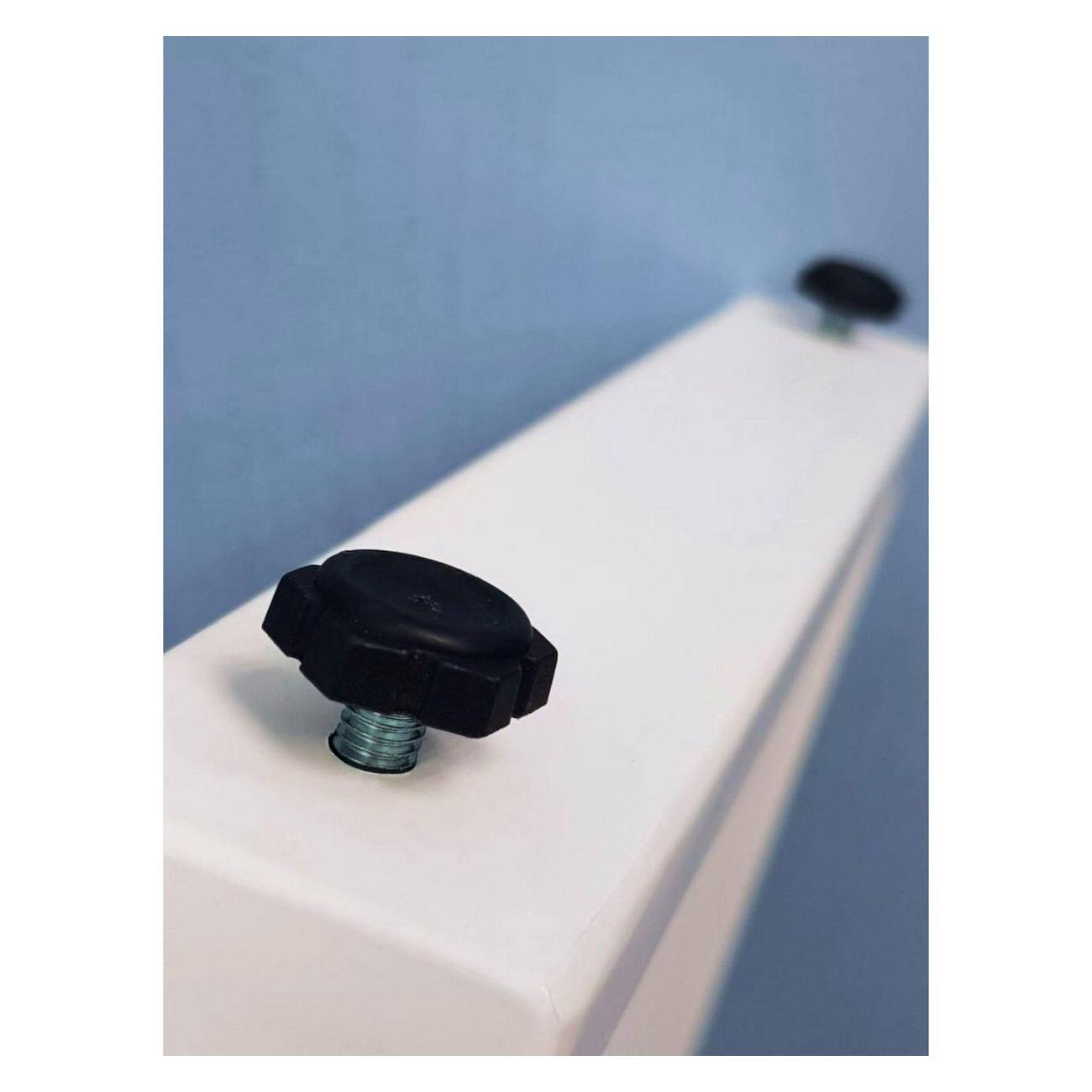 Подстолье Parallax Трапеция 800х550 40х20 белое регулируемое