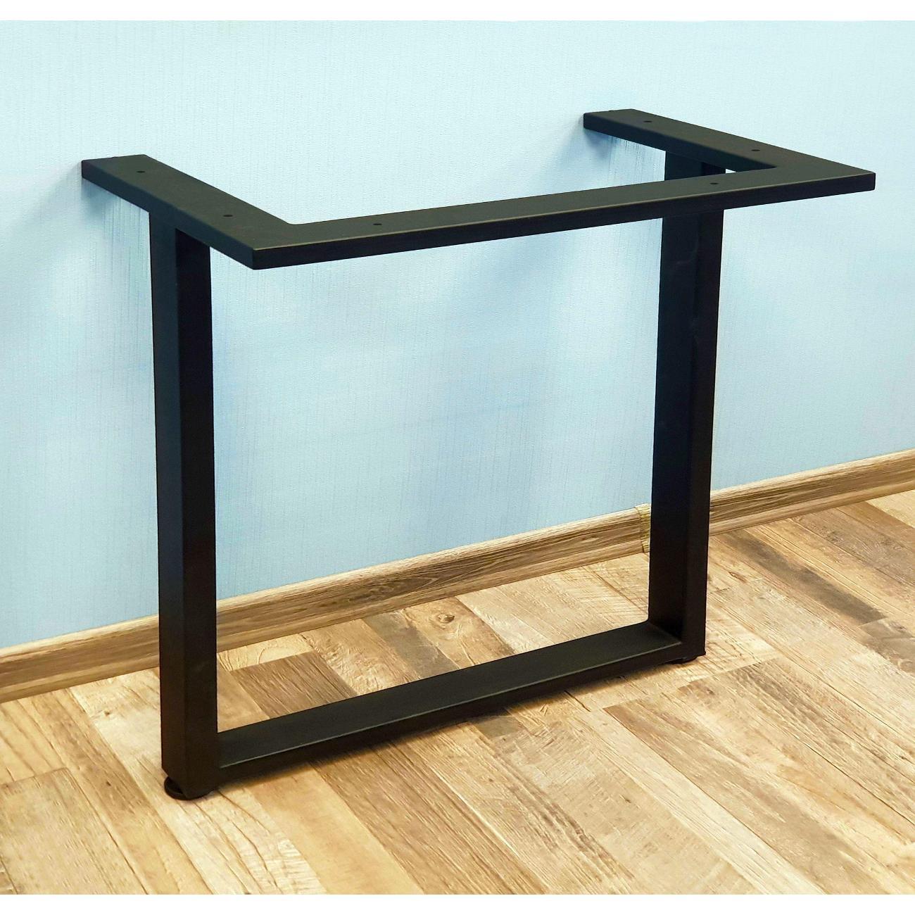 Подстолье Parallax для журнального столика 500 450 50х25, металлическое барное лофт, с регулировкой высоты 77BX045030050-PRM фото