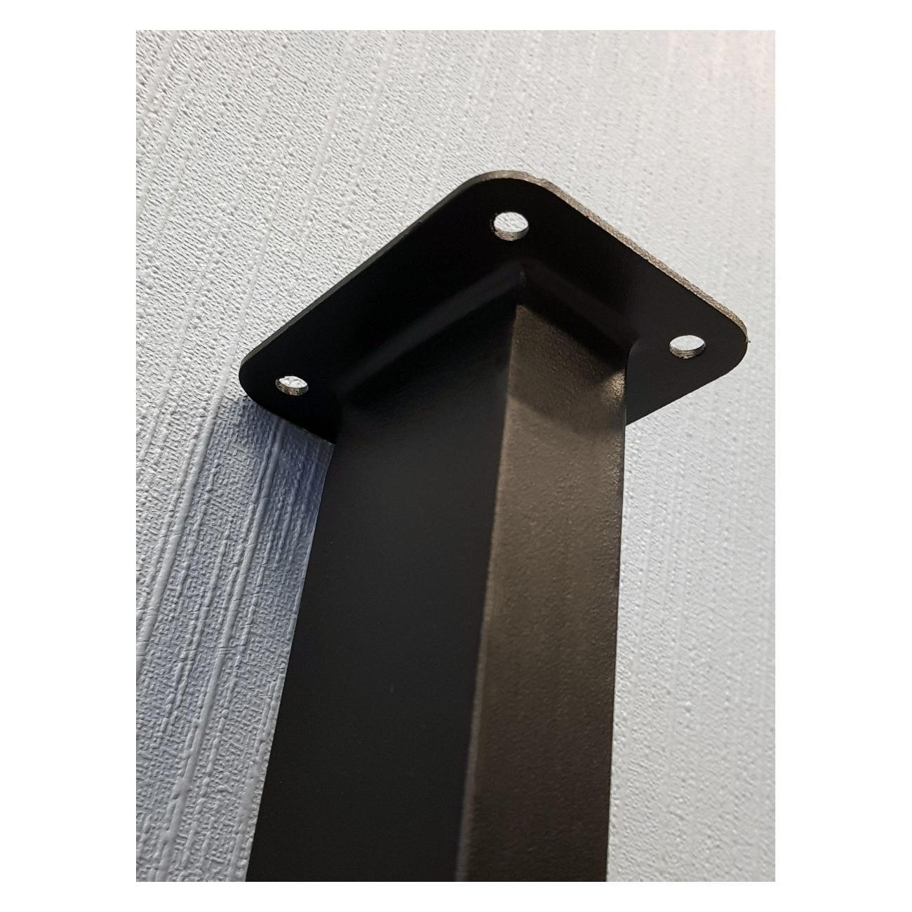 Подстолье Parallax П-образное 1150х350 40х20 черное регулируемое