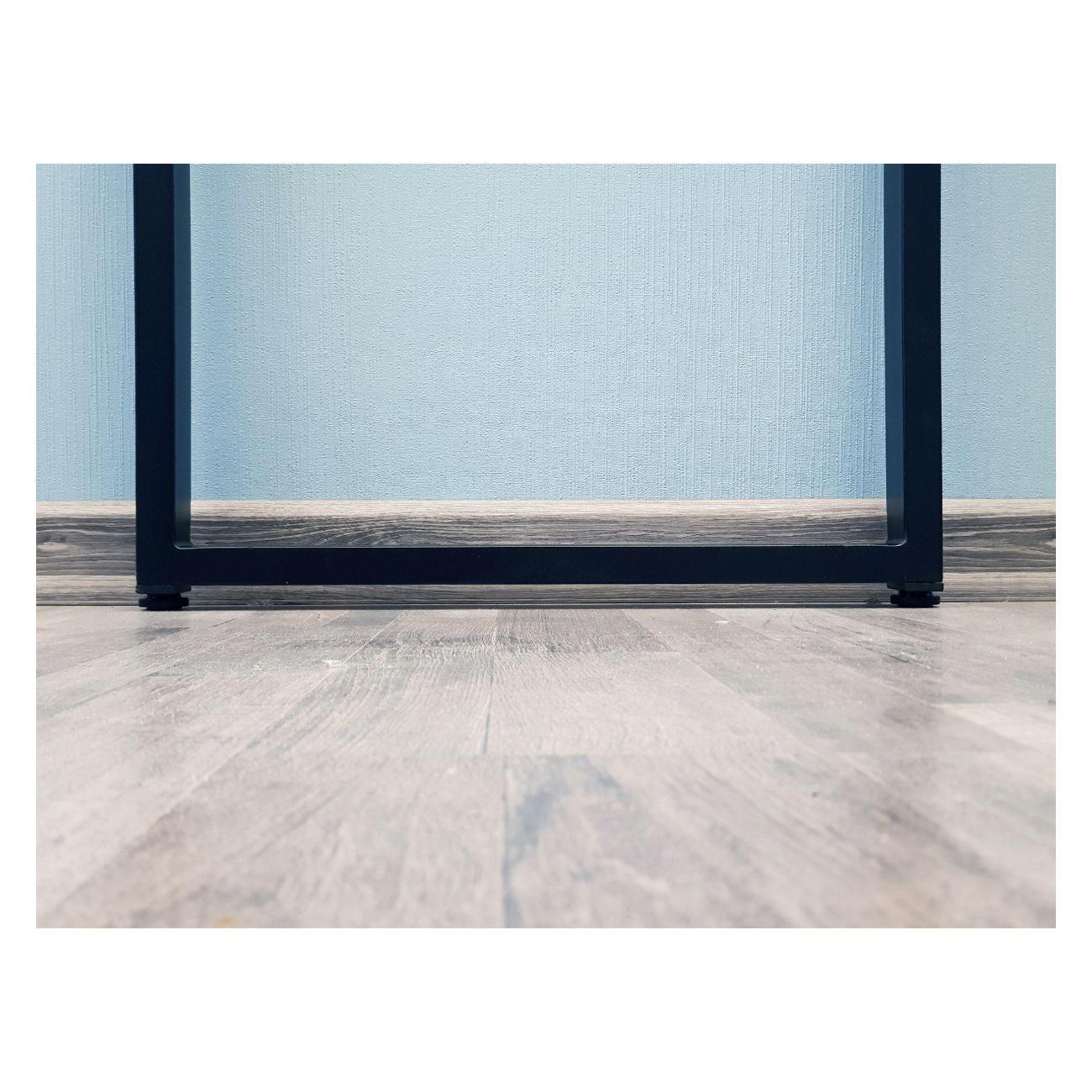 Подстолье Parallax П-образное 1150х350 40х20 черное регулируемое