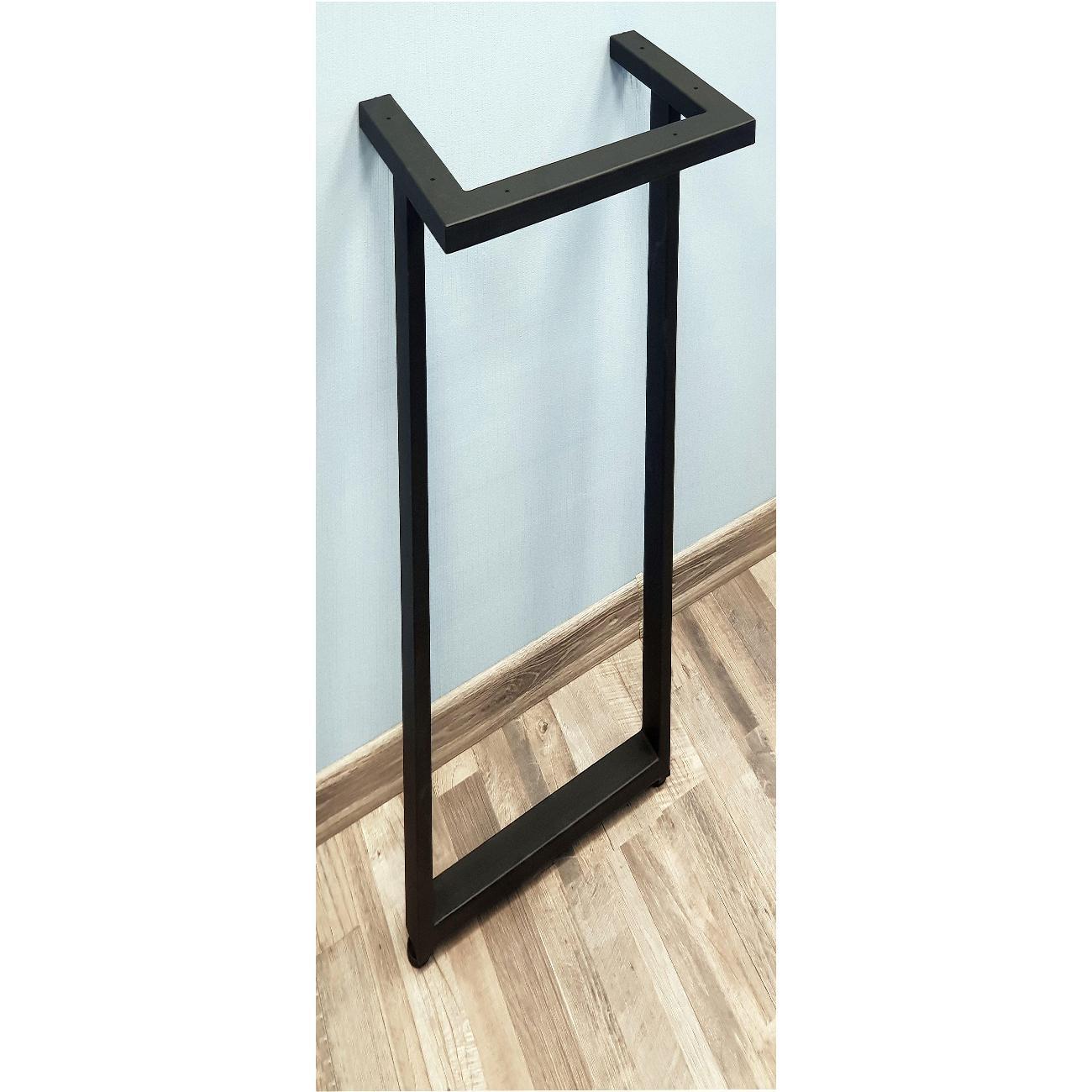 Подстолье Parallax усиленное 1150х350 50х25 черное регулируемое фото