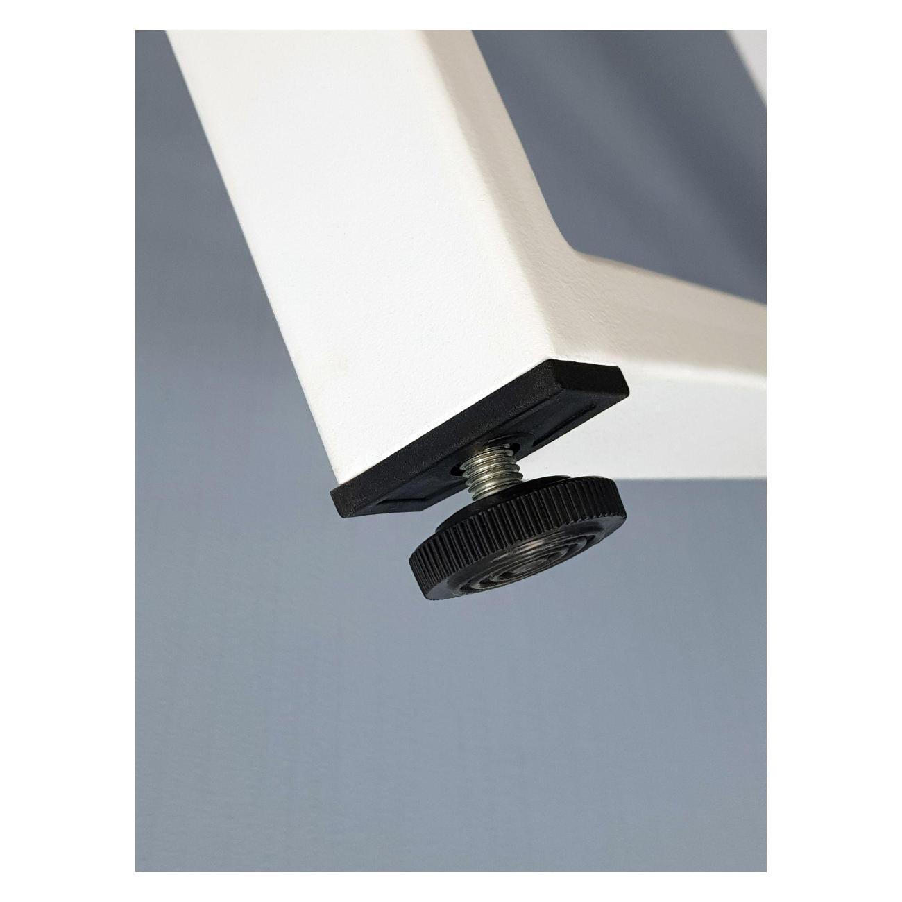 Подстолье Parallax П-образное 850х450 40х20 белое регулируемое