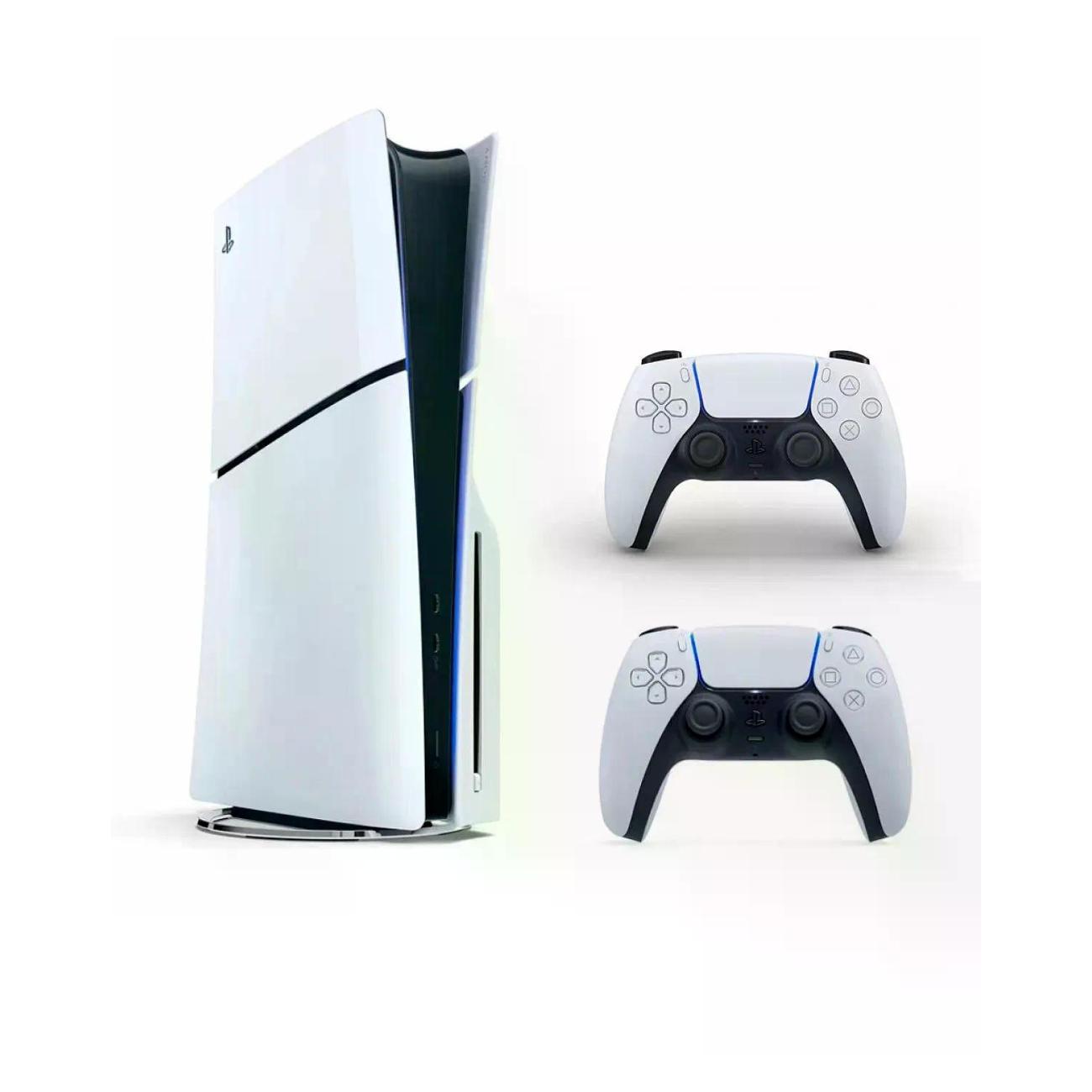 Игровая приставка Sony PlayStation 5 Slim 1 TB с дисководом + 2-й геймпад