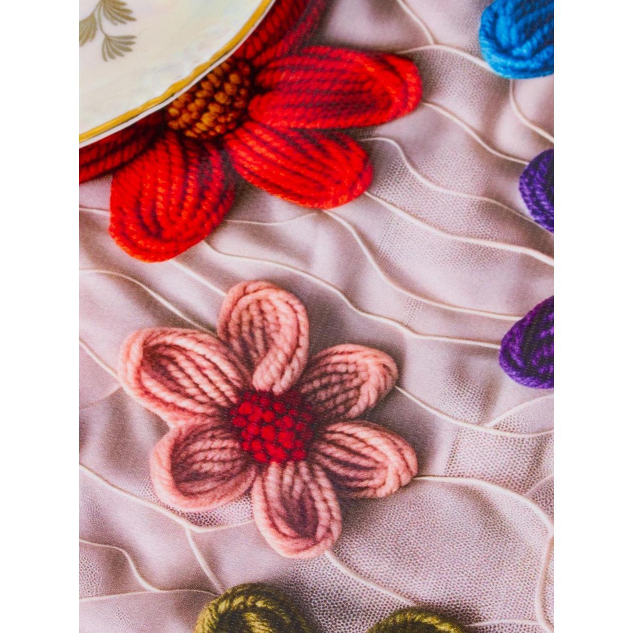 Скатерть Dasch Глянец, ПВХ,р-р 110х140 см,Кружевные цветы