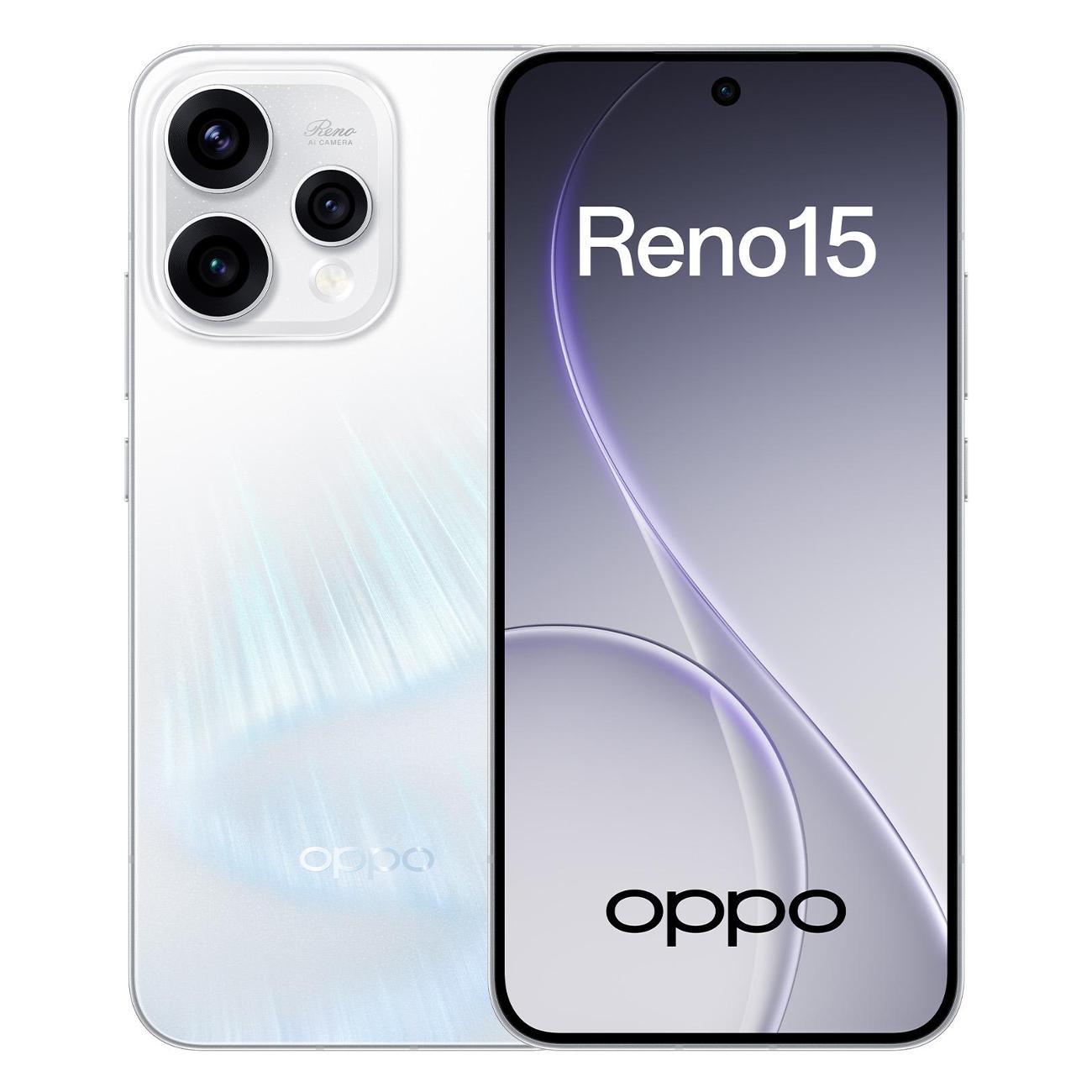 Смартфон OPPO Reno15 5G 12/256GB Aurora White фото