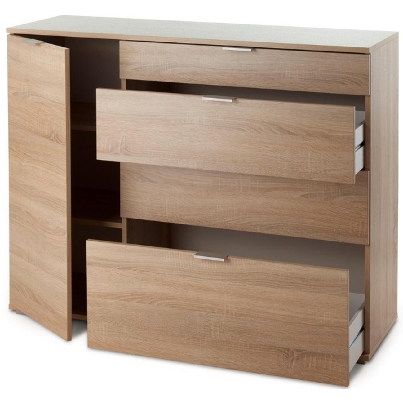 Комод Венталл Арт НК-3 дуб сонома