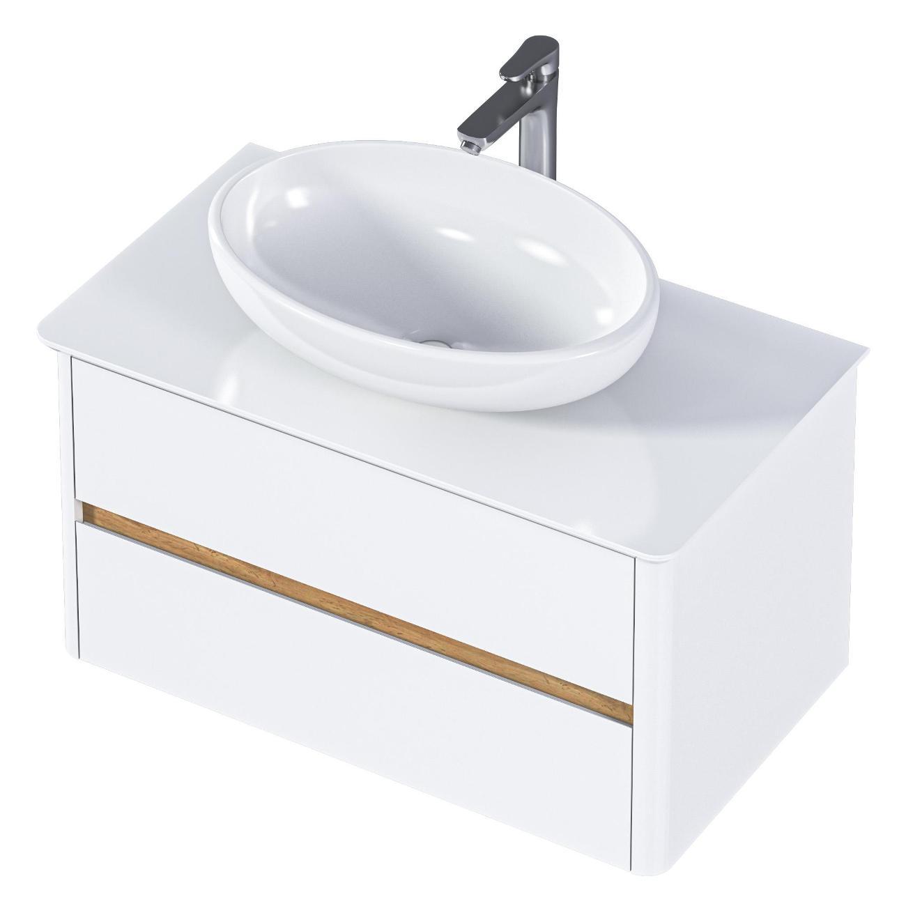 Тумба для ванной 1MARKA Подвесная под раковину 80х45 см Monro MARKA ONE,