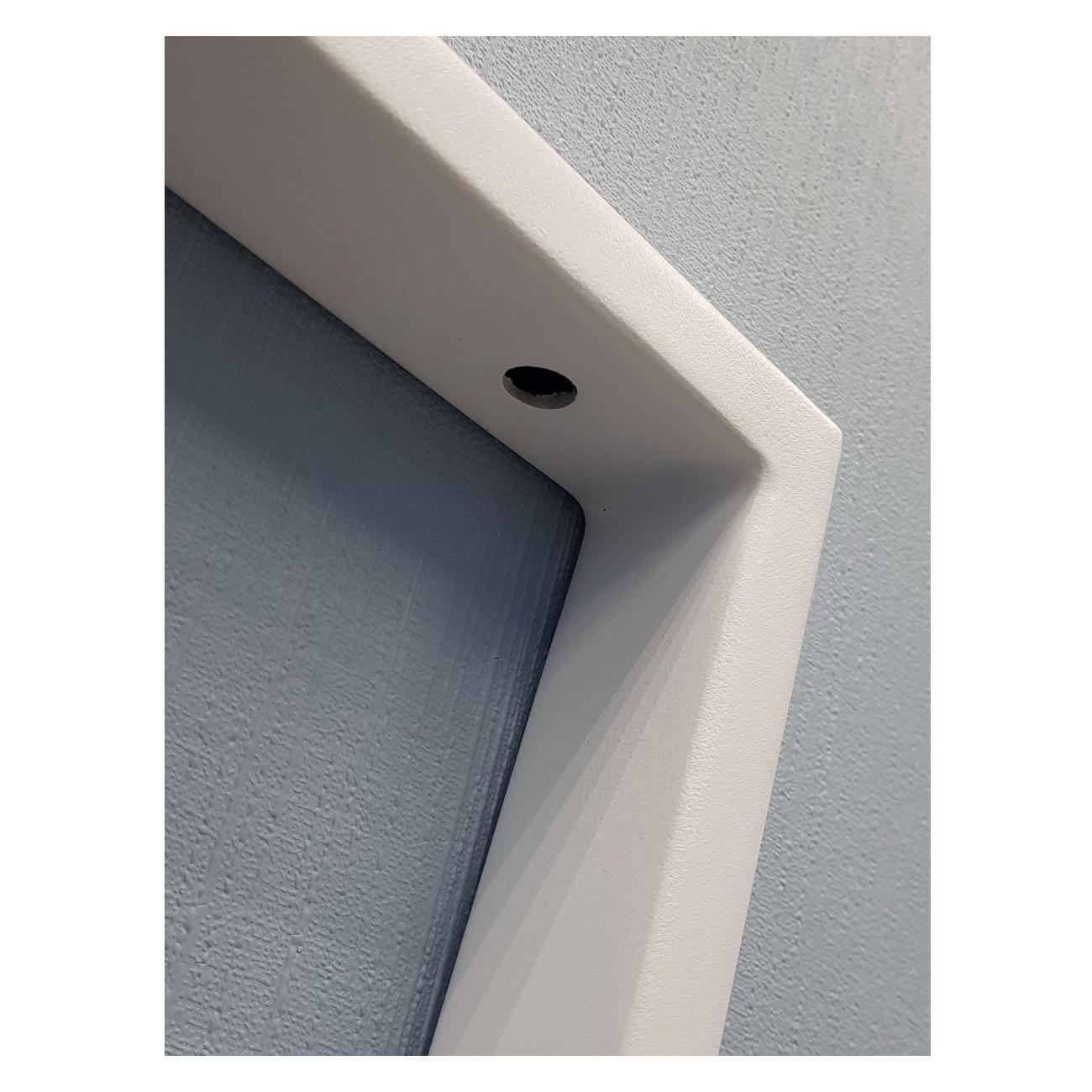 Подстолье Parallax Трапеция 810х450 40х20 белое без регулировки