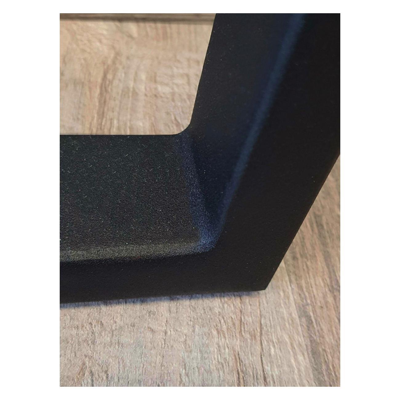 Подстолье Parallax Трапеция 900х450 40х20 черное регулируемое