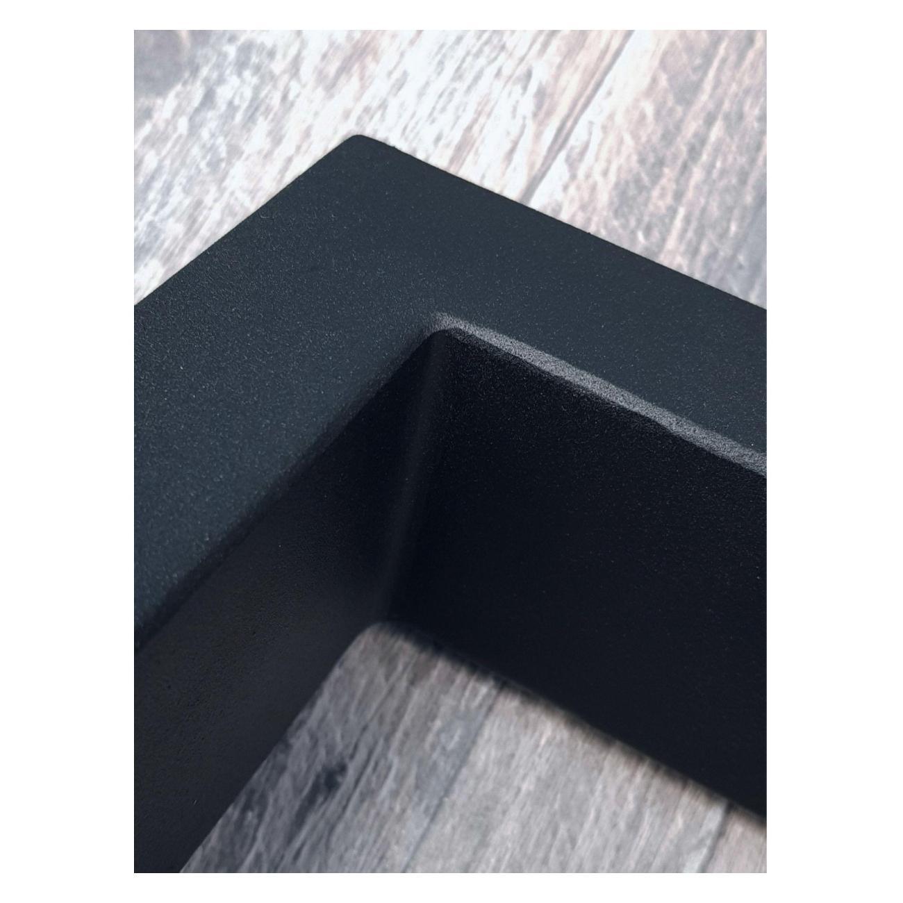 Подстолье Parallax треугольное 890х550 40х20 черное устойчивое