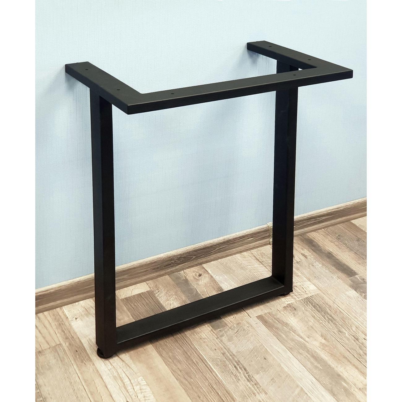 Подстолье Parallax усиленное 725х550 50х25 черное регулируемое